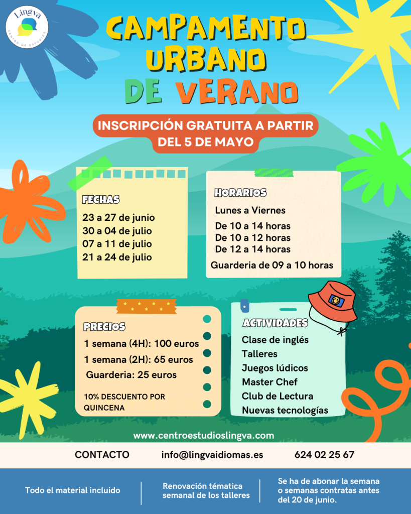 campamento de urbano de verano el Lingva
